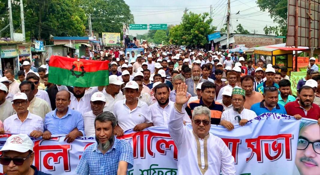 মোহনপুরে বিএনপির ৪৮তম প্রতিষ্ঠাবার্ষিকীর র‍্যালি, নেতৃত্বে এমপি মিলন