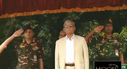 বঙ্গভবনে উঠেছেন মির্জা ফখরুল, গার্ড অব অনার প্রদান