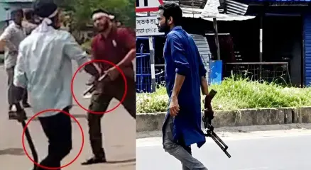 অস্ত্র হাতে কয়েকজন যুবকের ভিডিও ভাইরাল, মামলা হয়নি