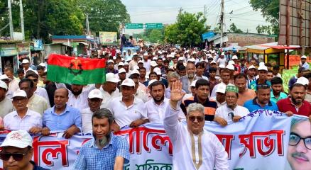মোহনপুরে বিএনপির ৪৮তম প্রতিষ্ঠাবার্ষিকীর র‍্যালি, নেতৃত্বে এমপি মিলন